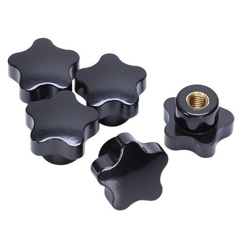 5Pcs M8 Female Thread 32mm Star Head Clamping