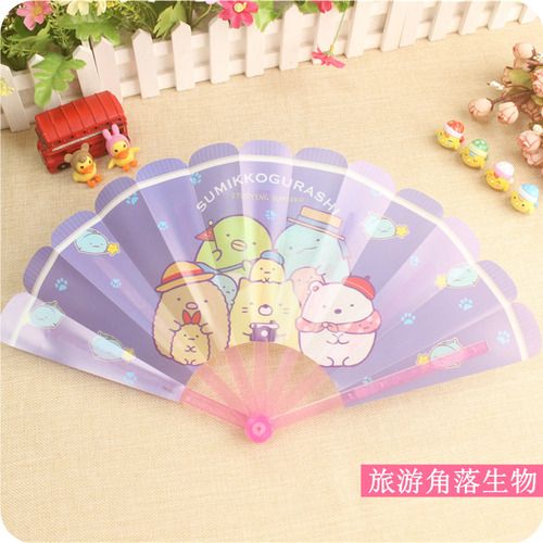 Corner Travel PP Pocket Cute Fan Portable Fan Hand Portable 1PC Creature Folding Mini Fan Handheld Mini