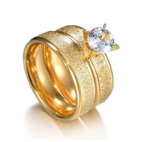 Wedding Ring - Set Of 2 - Gold