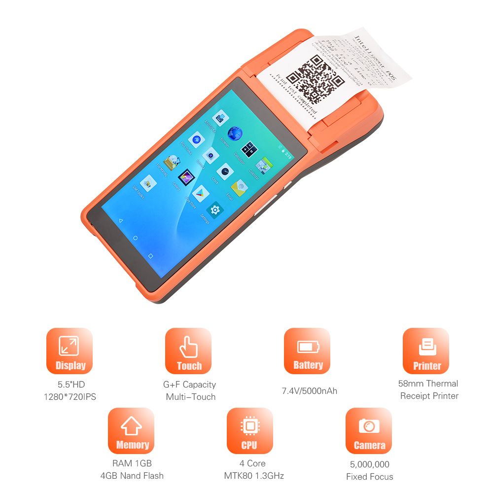 All In One Handheld PDA Printer Smart Terminal Wireless Portable Printers