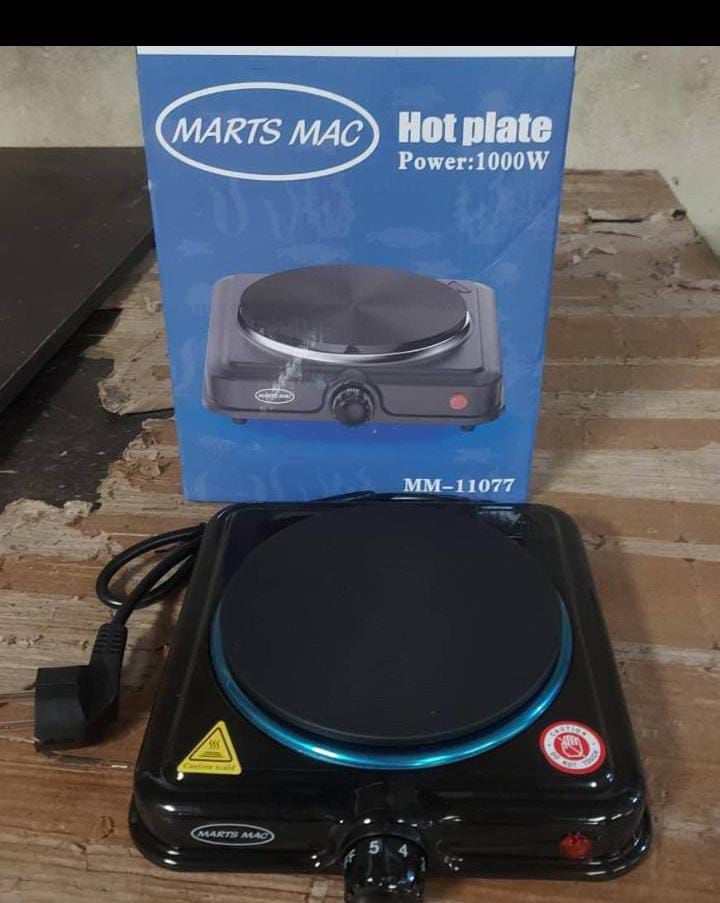 Single 1000w Marts Mac Hot Plate Fast For Cooking