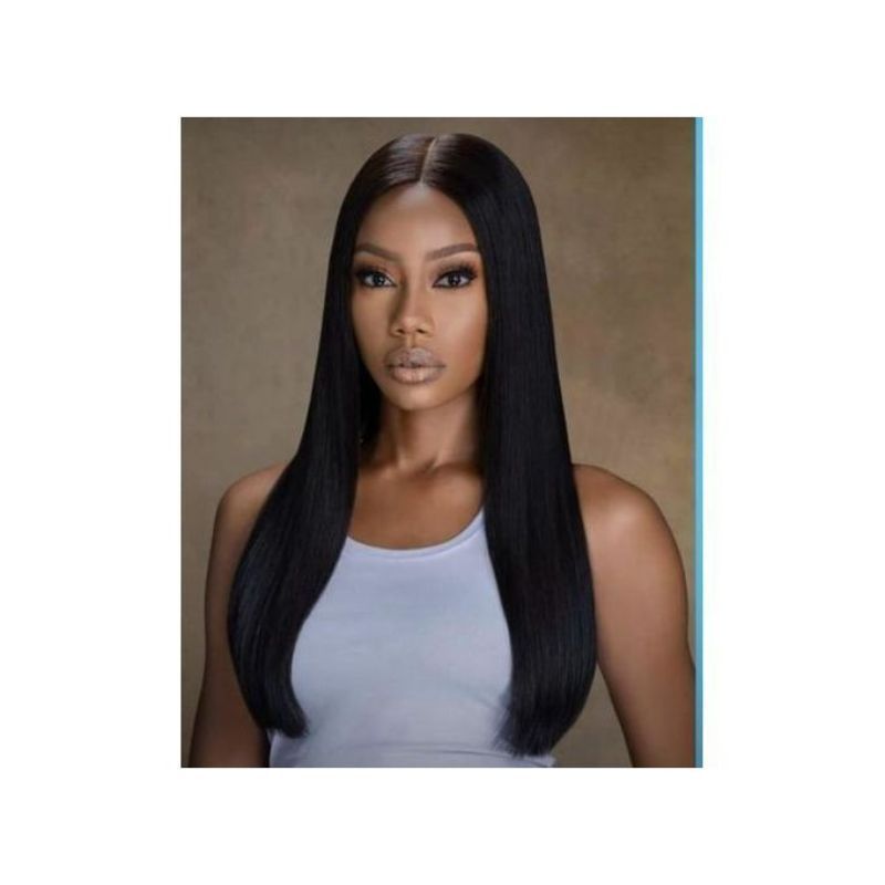 Bone Straight Wig With Closure 18 Inches