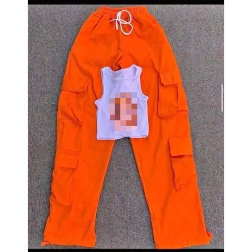 Sexy Cargo Pants + Free Plain White Top