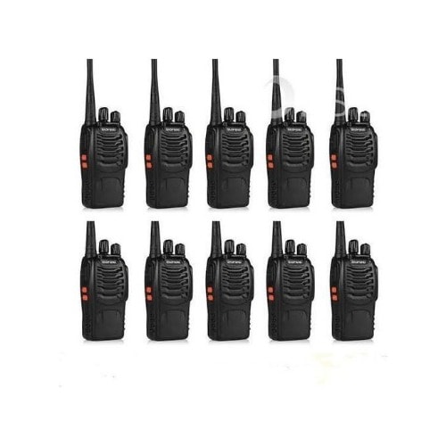 Bf888s Walkie Talkie - 10 Pcs