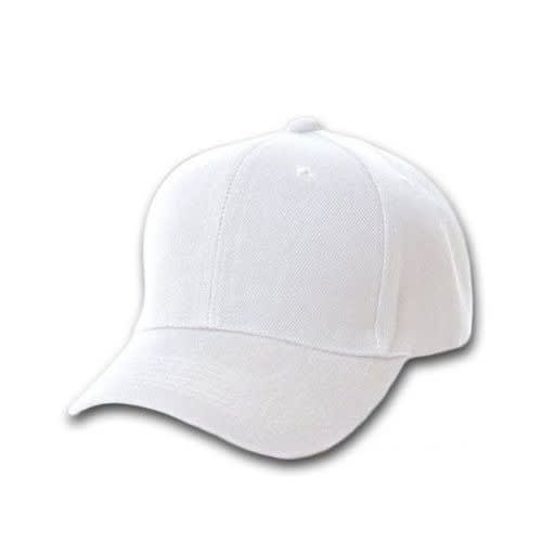 Adjustable Face Cap - White