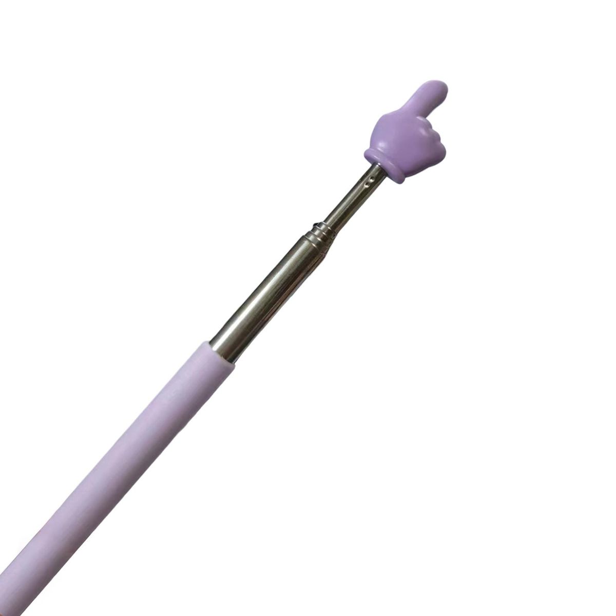 Break-resistant Metal Pointer Telescopic Handheld for Classroom Purple