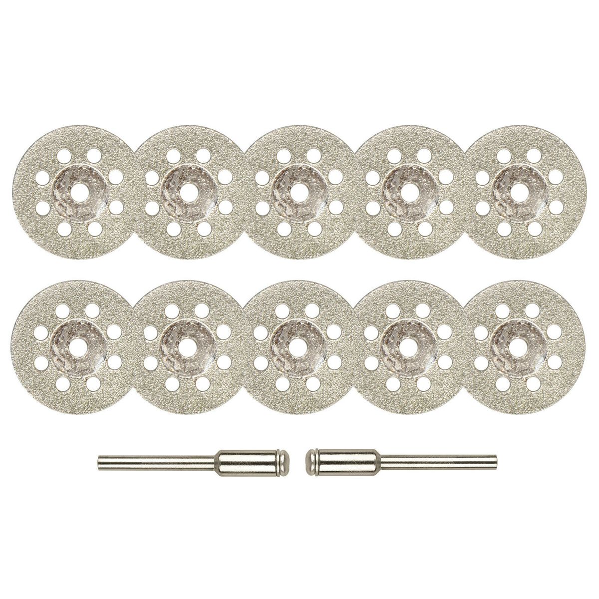 10pcs Diamond Cutting Disc Wheel With 2pcs Mandrel