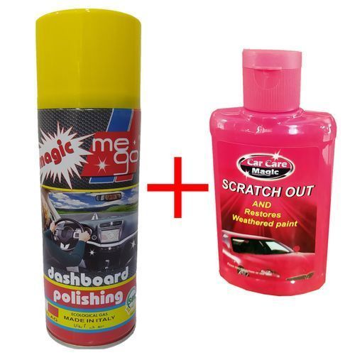Magic Dashboard Polish 400ml & Scratch Out, Swirl Remover