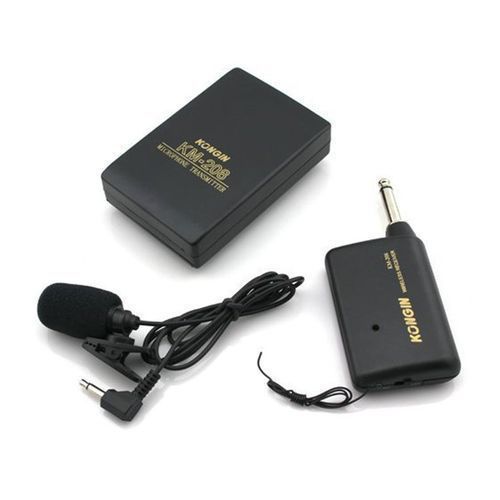 Mini Wireless Clip-on FM Microphone Lavalier Mic System