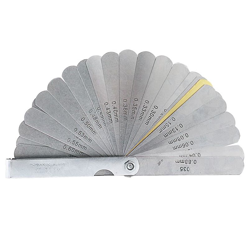 32 Blades Feeler Gauge Metric Gap Filler 0.04-0.88mm