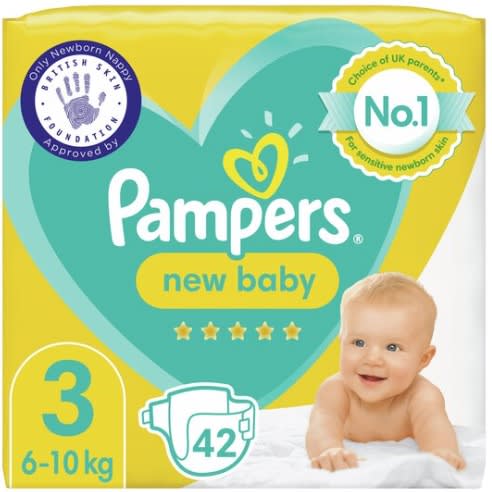 Baby Diapers - Size 3 - 6 - 10kg - 42 Pieces