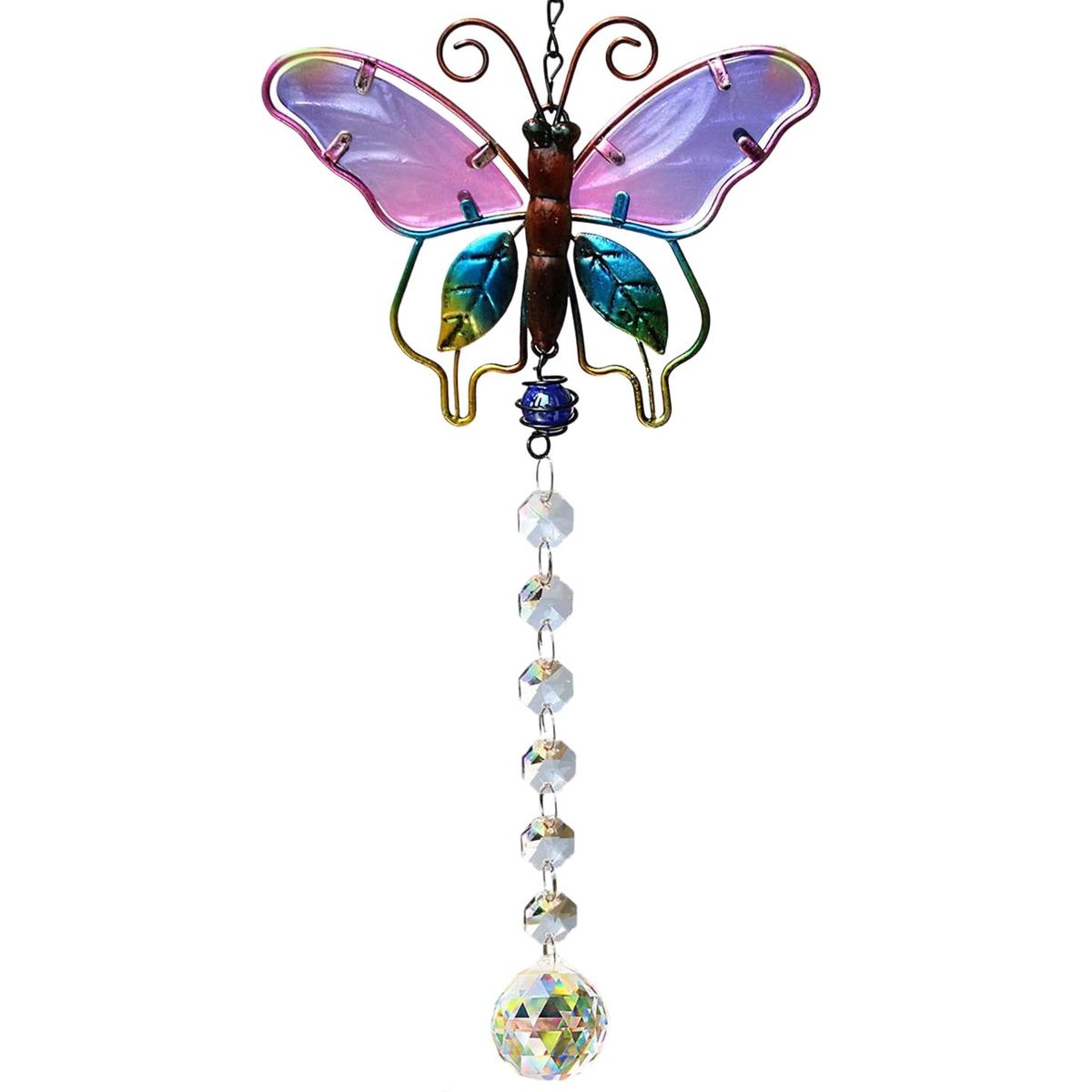 Crystal Catcher Lighting Crystal Pendant OrnamentPurple)