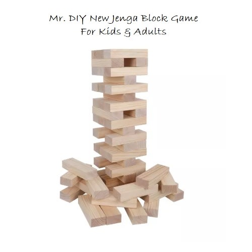 Small Jenga Family Wooden Game