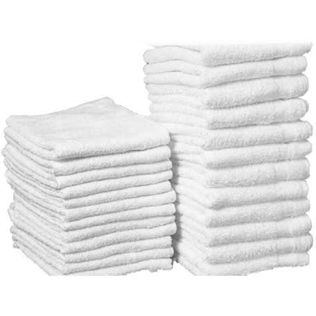 24 In 1 Bath Towel - 70cmx130cm -  White