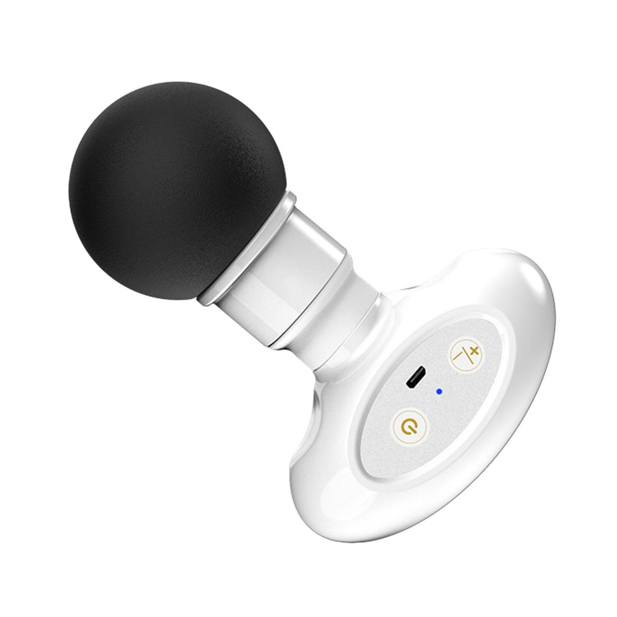 Mini Muscle Massager Wireless Handheld Mini Massager for Tissue Muscle White