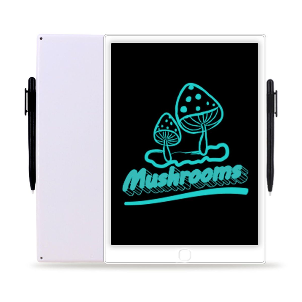 10 Inch LCD Writing Tablet Monochrome Screen Handwriting Memo Pad with Stylus   Drawing Writing Taking Notes Leaving Messages Eye-friendly for Toddlers Boys Girls   & Adults White