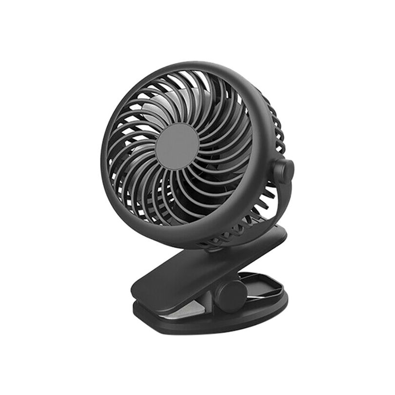 Fan Electric USB Home Rotatable Fan+Clips On Mini Desktop 2000MAH Fan 360-degree Silent Rechargeable Computer J80 Fan Portable