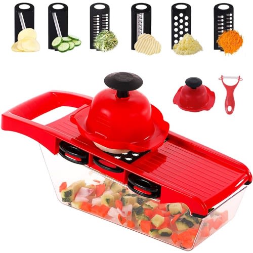 Mandoline Vegetable Slicer - Chopper - 10 In 1