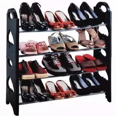 12 Pairs Stackable Shoe Rack