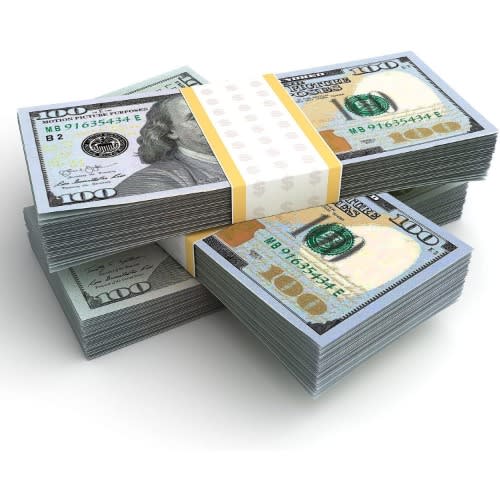 Dollar Play Prop $100x100 Pcs