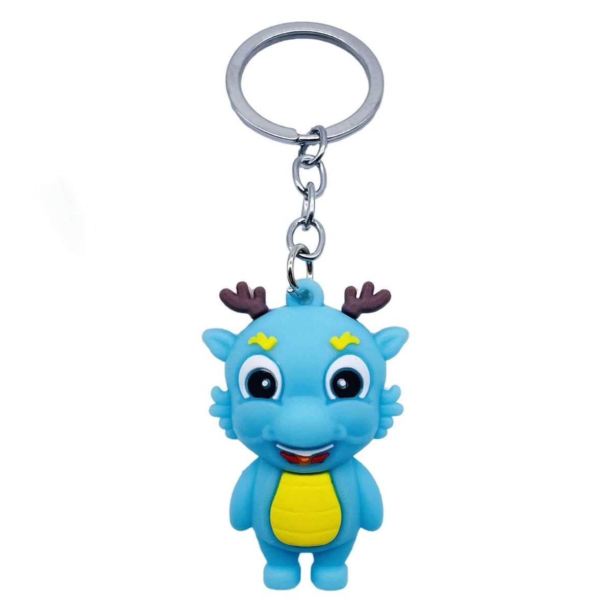 Hanging Dragon Keychain Chinese Dragon Keychain Cute Lightweight Car Light Blue
