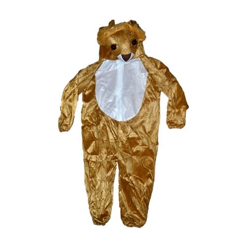 Unisex Angry Lion Costume -brown