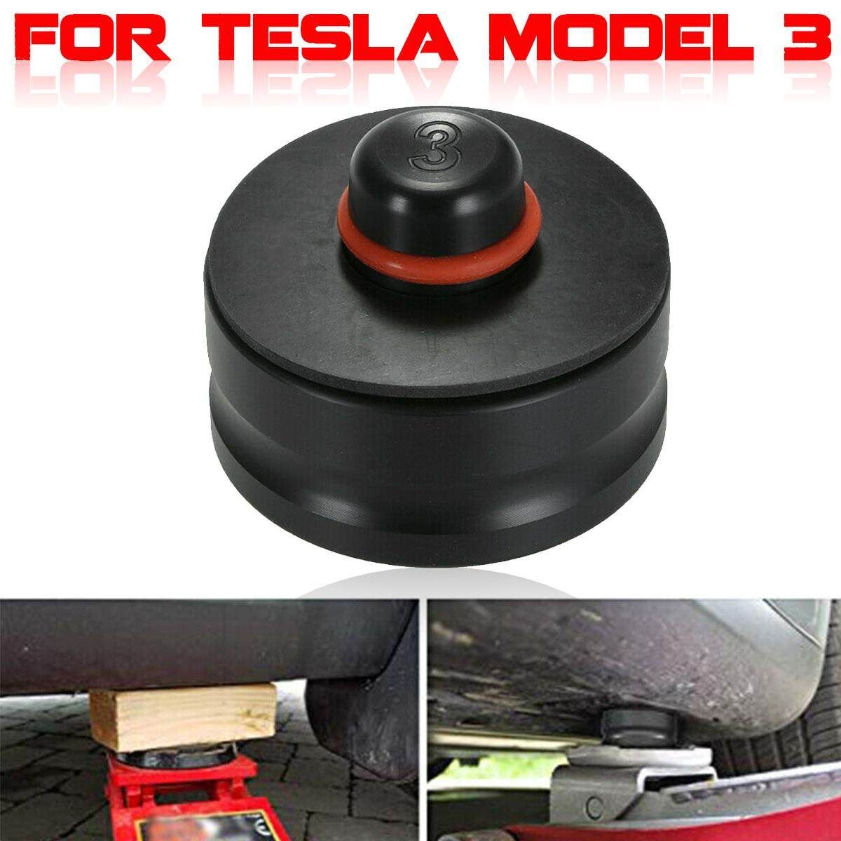 Rubber Jack Lift Point Pad Adapter For Tesla Model 3 &Protect Bat Tery Side Skirt