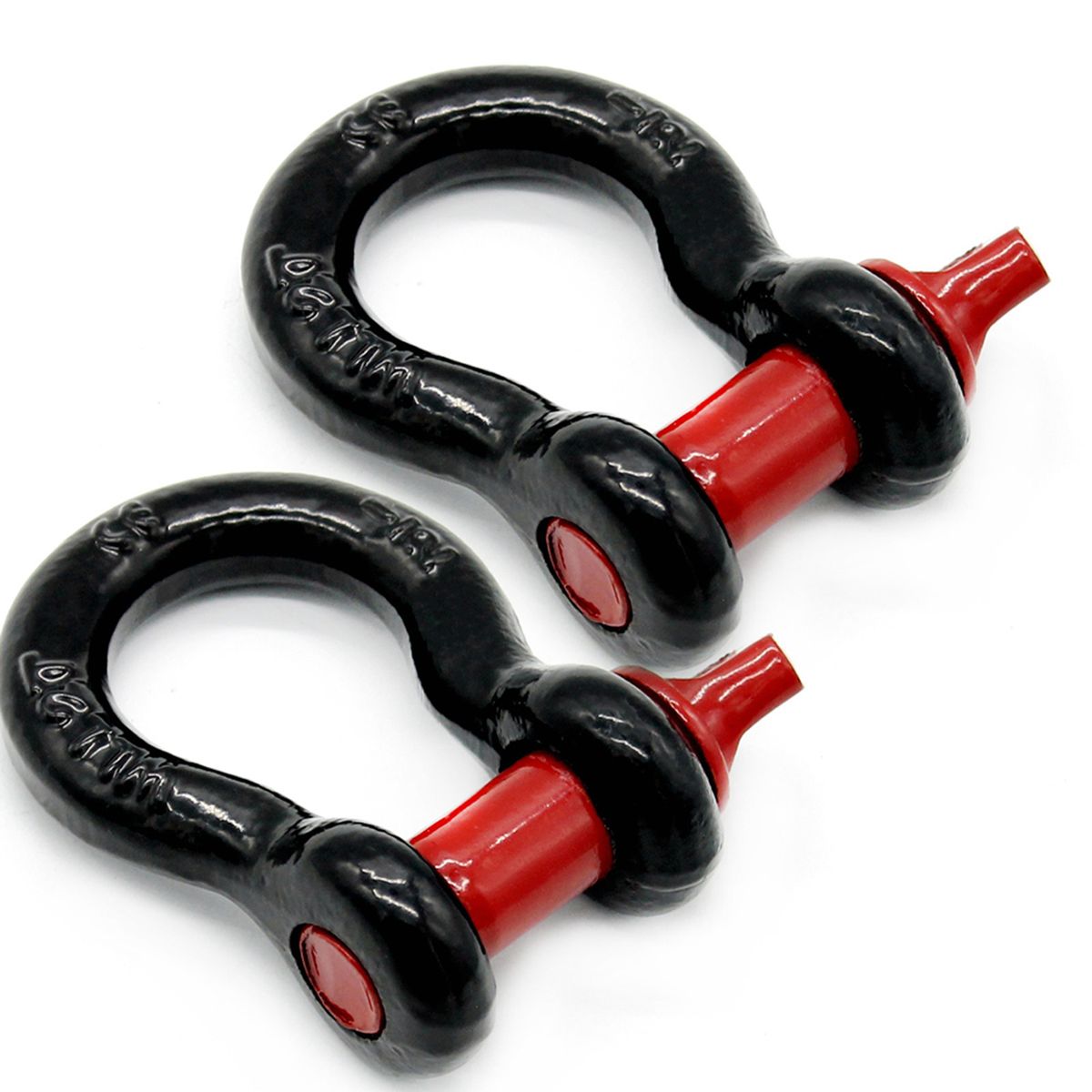 Tow Shackle D Ring Bow Shackle Isolator 2 Pack Towing