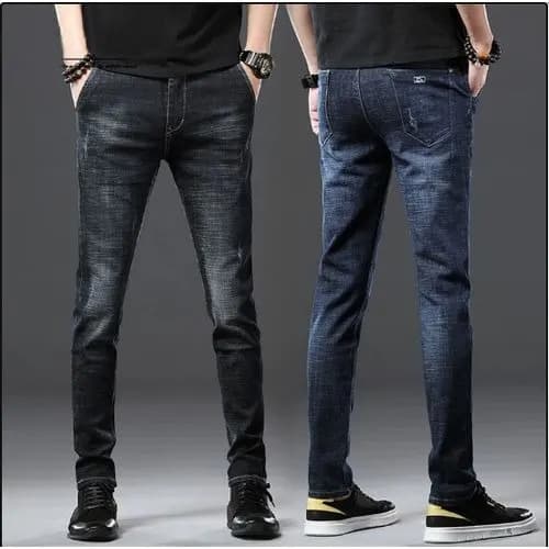 Jean Trouser For Men-blue And Black