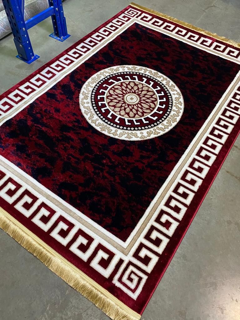 Turkish Center Rug- Red