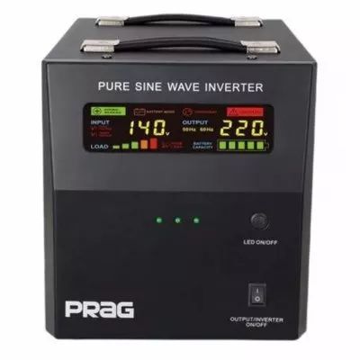 1.2kva/12v - Pure Sinewave Inverter + Ac/dc Cables - Black
