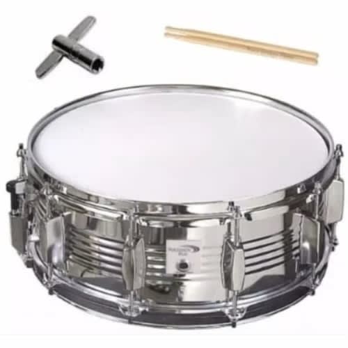 Snare Drum With Drum Key And Stick - 14"
