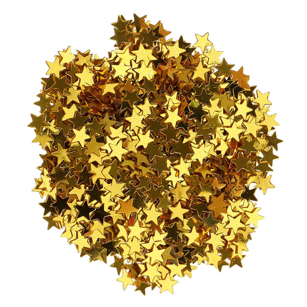 15g Star Table Confetti Wedding Birthday Party Scatter DIY 6mm Gold