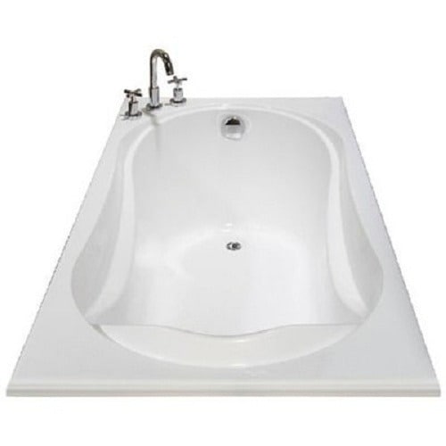 Fiber Bath Tub With Bath Mixer & Waste