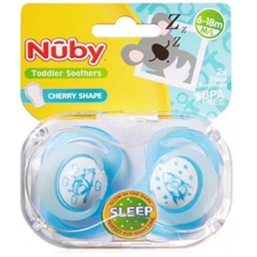2 x Sleep Soothers (6-18m) - Blue