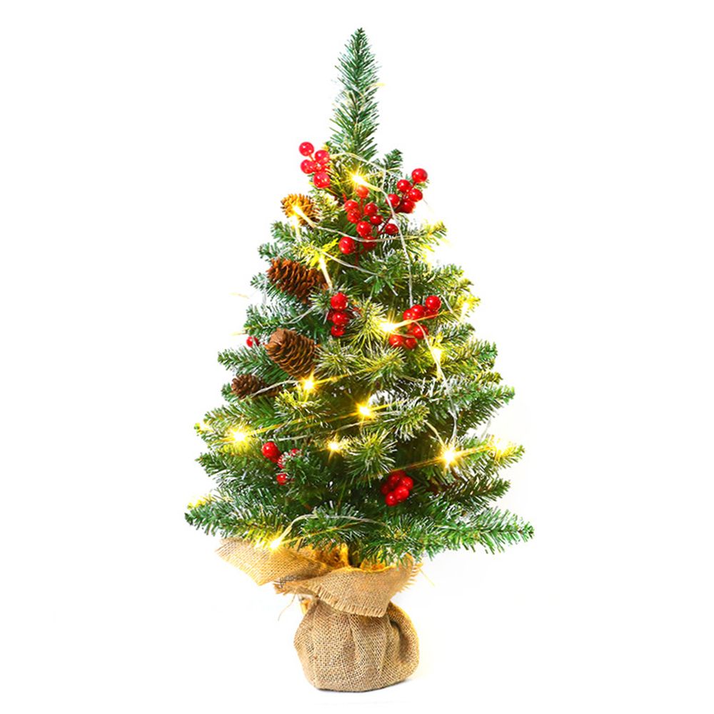 18 Inches Mini Christmas Trees Battery Operated Artificial