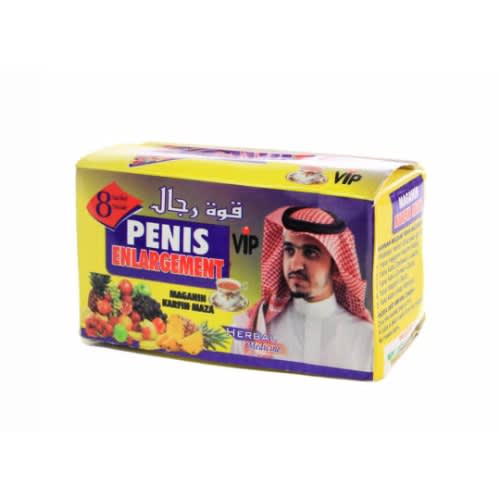 Vip Herbal Penis Enlargement Powder Tea For Men - 8 Sachets