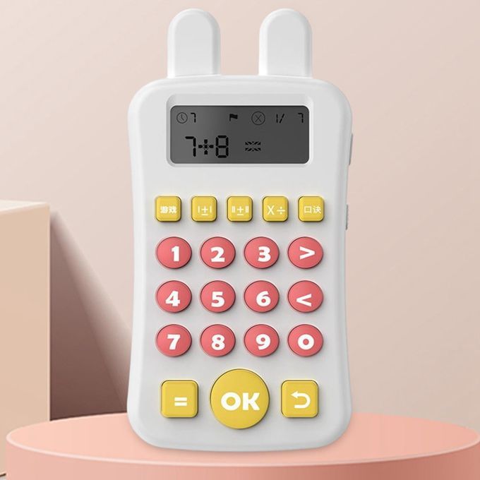 Calculator Educational Learning Aid 10 Digit For Preschool White