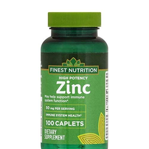 High Potency Zinc For Acne & Immunity 100 Tablets