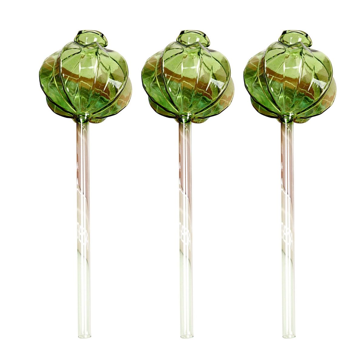 3 Pcs Automatic Watering Devices Indoor Plant Watering Drippers Green