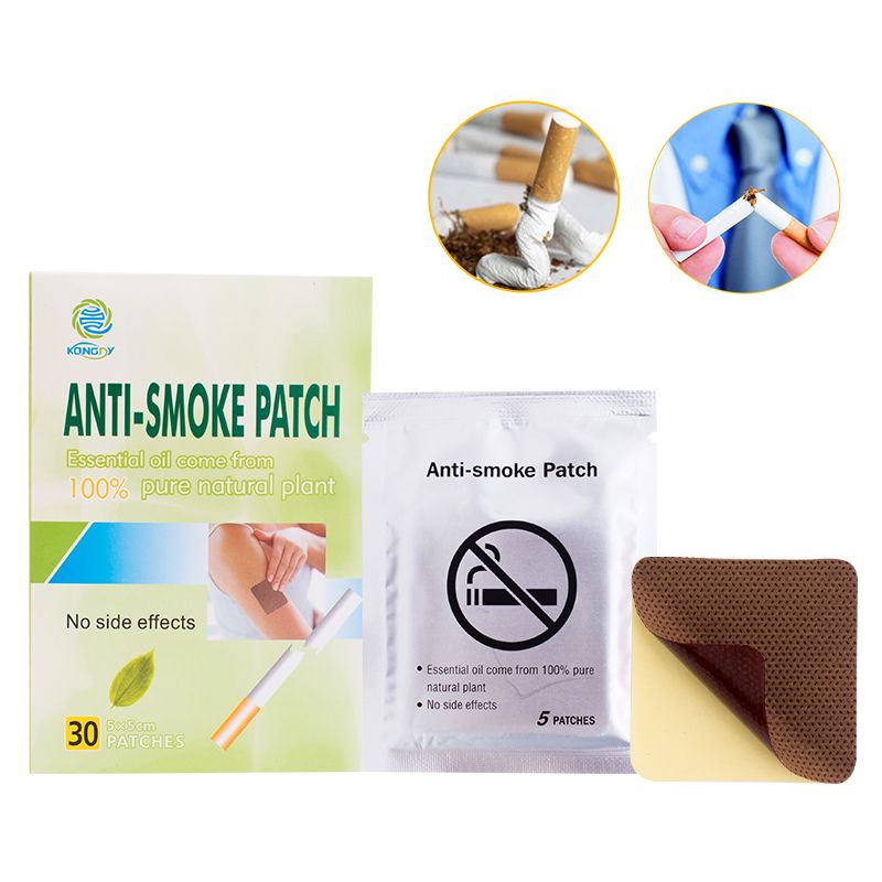 Men CM Anti-smoke 5*5 Care Pieces Natural Patch Ingredient Health Boxes Smoking Patch Pad Stop Give KONGDY 2 For 60 Up / Smoking