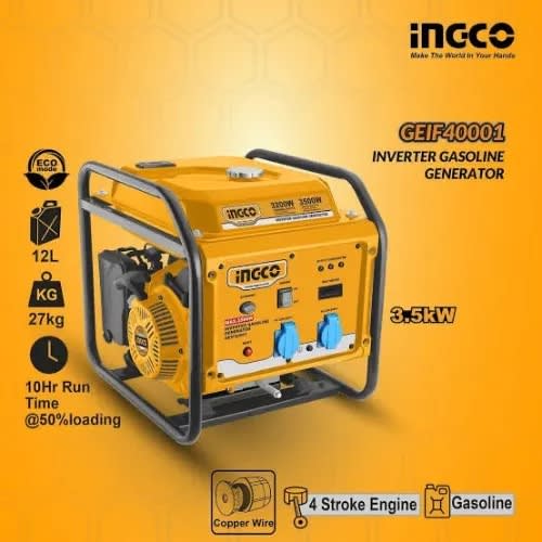 Ingco Gasoline Inverter Generator - 35kva