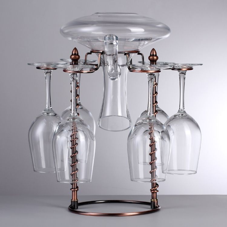 Wrought Wine Glass Holder