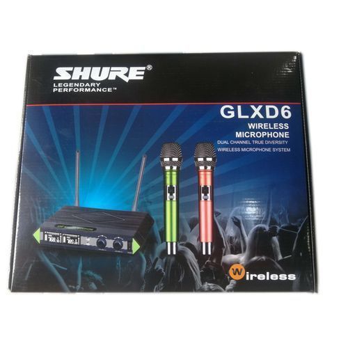 Professional Long Distance Wireless Microphone System With Dual Handheld Microphone