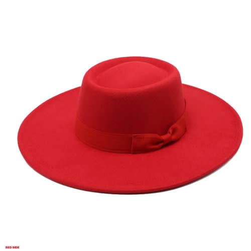 Fedora Unisex Hat - Red