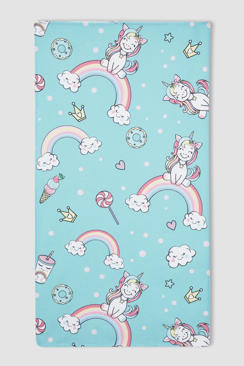 Girl  Scarfs/Shawls/Towels Towel-Turquoise