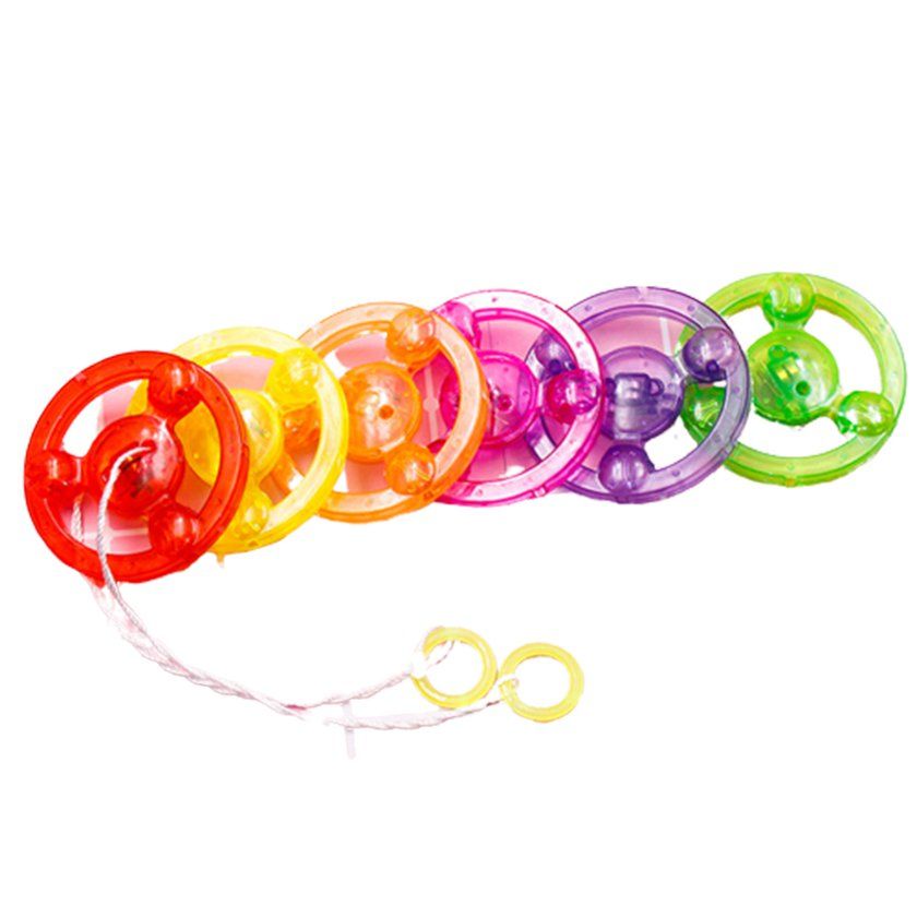Pull Flywheel Pull Rope Flash Flywheel Flash Roop Luminous Rings Pull Rope-Multi Olor