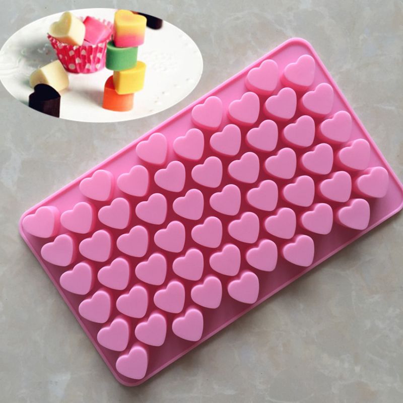 Mini Heart Mold Silicone Ice Cube Tray DIY Chocolate Mould