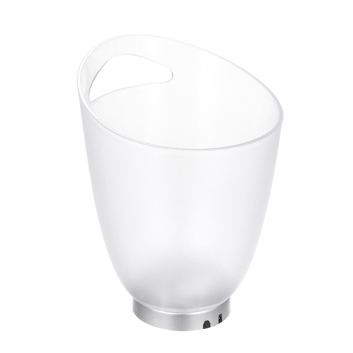 4L High Capacity 4 LED RGB Light Lamp Ice Bucket Curve Design Automatic Color Changing/ Static Color Battery Powered/ USB Operated IP65 Water Resistance for Home Party Bar Club Theme Restaurant Pub Wine Drink Beer Juice