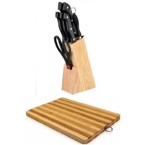 8 Pieces Knife Set + Chopping Board